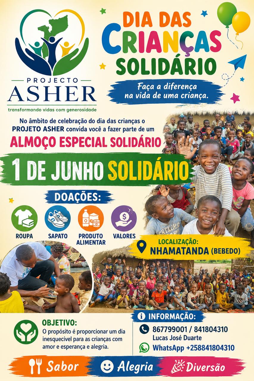Almoço Beneficente — Campanha Principal